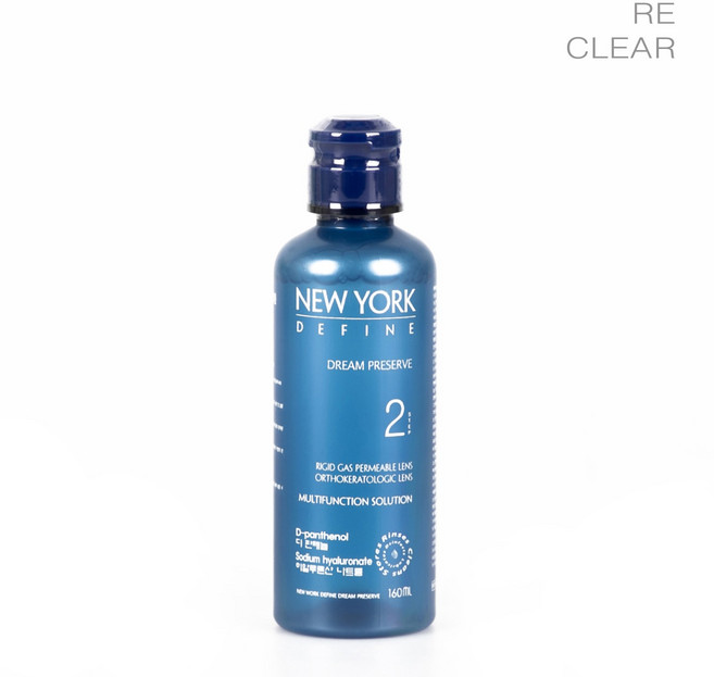 뉴욕디파인 160ml 하드렌즈 보존액 겸용 드림렌즈 보존 세척액, 1개