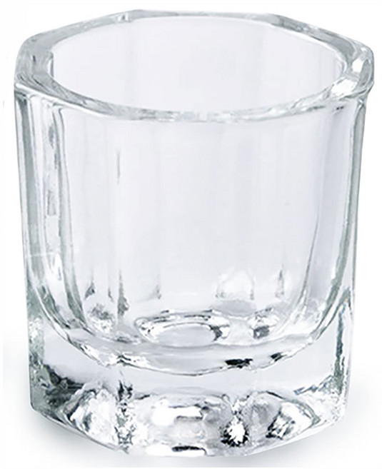 아크릴 볼 / 네일 리퀴드 유리볼 디펜디쉬, 1개, 투명