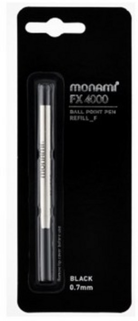 모나미 FX 4000 볼펜심 0.7mm, 블랙, 1개