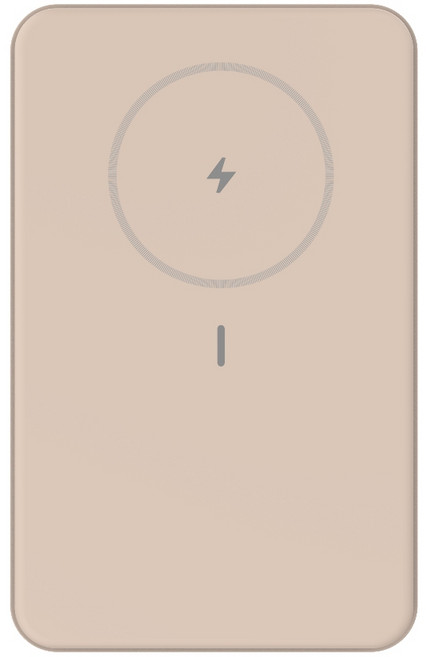 SP 廣穎 WP10 快充無線行動電源 磁吸式 摺疊支架 LED電量顯示 可登機, 奶茶色