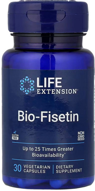 라이프익스텐션 바이오-피세틴 30 베지캡슐, 5개, 30정