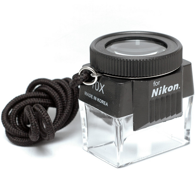 국산 니콘 루페 10X 블랙 호환품 - 10배율 확대경 학습 관찰 감정용 LUPE 휴대간편 목줄포함