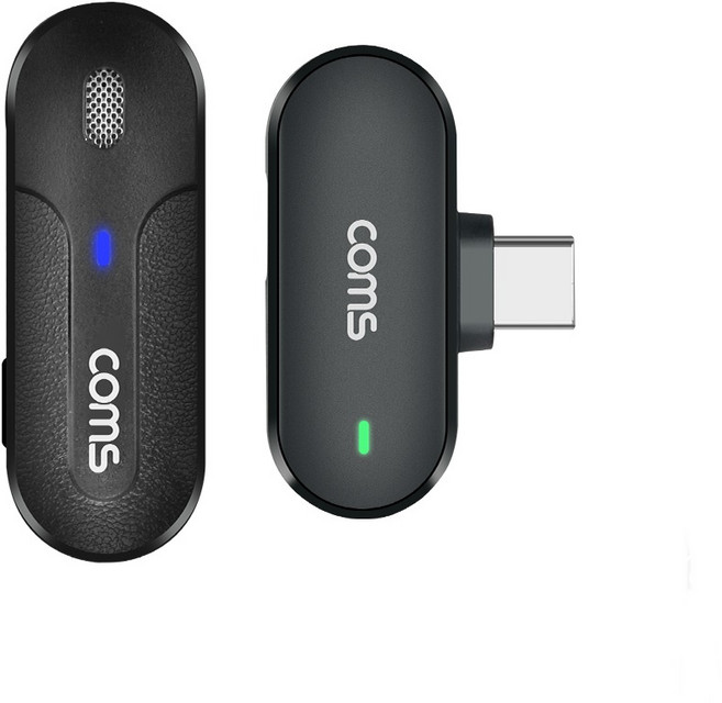 스마트폰용 무선 클립형 핀마이크 C타입 고음질 송수신기 제공 하이파이 유튜브 인터뷰 촬영용 무지향성