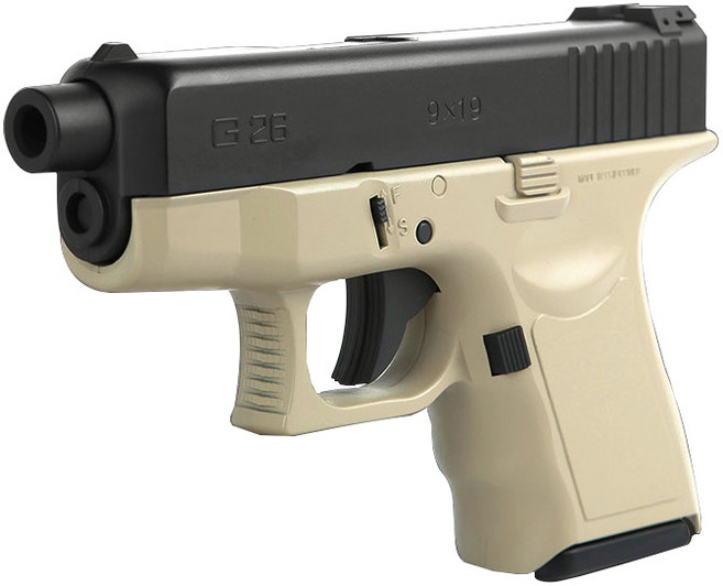 아카데미과학 서바이벌 핸드건 G26 글록 Glock 17207T, 1개