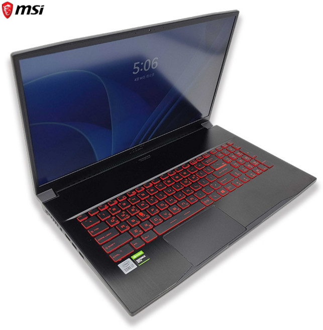 MSI i7 10TH RAM 16GB GTX 1650 1.5TB 17인치 노트북