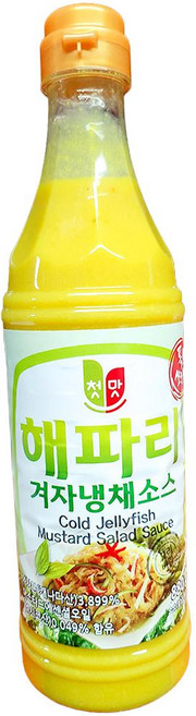 청우 냉채 겨자 소스 880g 12개 일식