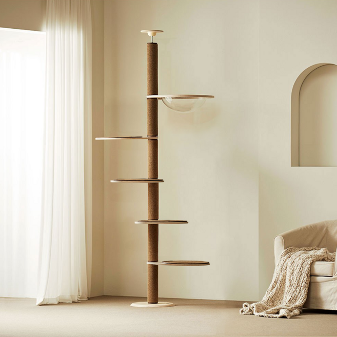 디어캣 알루미늄 캣폴 캣타워 베스트3, 1개, 그레이