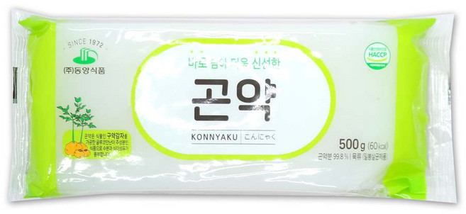 동양식품 묵곤약 500g, 20개