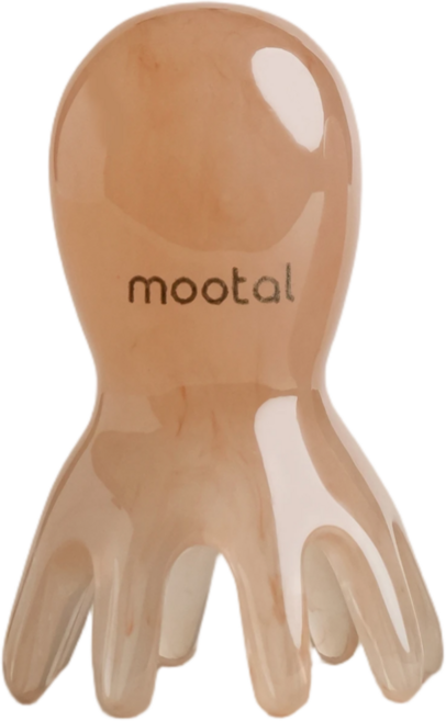 무탈 두피괄사 머리 지압 마사지기 문어, 딥크림, 1개