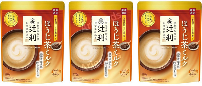 일본 츠지리 호지차 밀크 170g