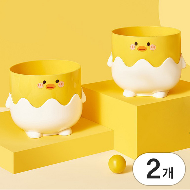 리미시아 병아리 멀티 수납꽂이, 노랑혼합, 2개