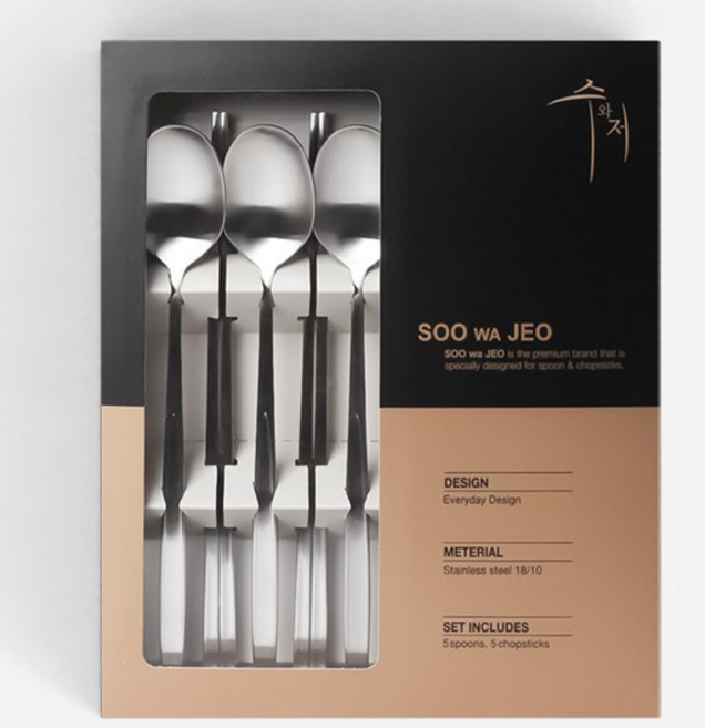 씨엘 수저 5벌세트, 1개