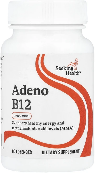 Seeking Health 아데노 B12 3000mcg 사탕 정제 60정, SeekingHealth아데노B123000mcg사탕정제, 1개 - 쿠팡