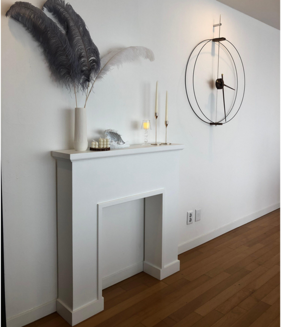 벽난로선반 콘솔 모형 전시대, 모델3, 높이1000