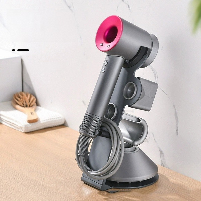 AIMITU 헤어드라이기 스탠드 프리미엄 무타공 거치대 전선정리, 1개