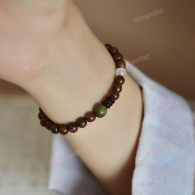 金絲檀木質佛珠手串