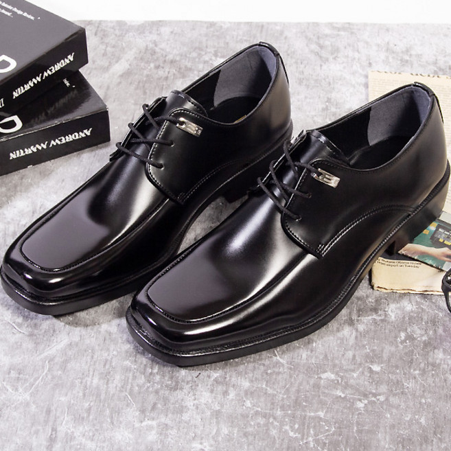 남자구두 면접 결혼식 볼넓은 발이편한 빅사이즈두 영업 학교 정장 슈즈 큰신발 수제화 옥스퍼드화 4cm
