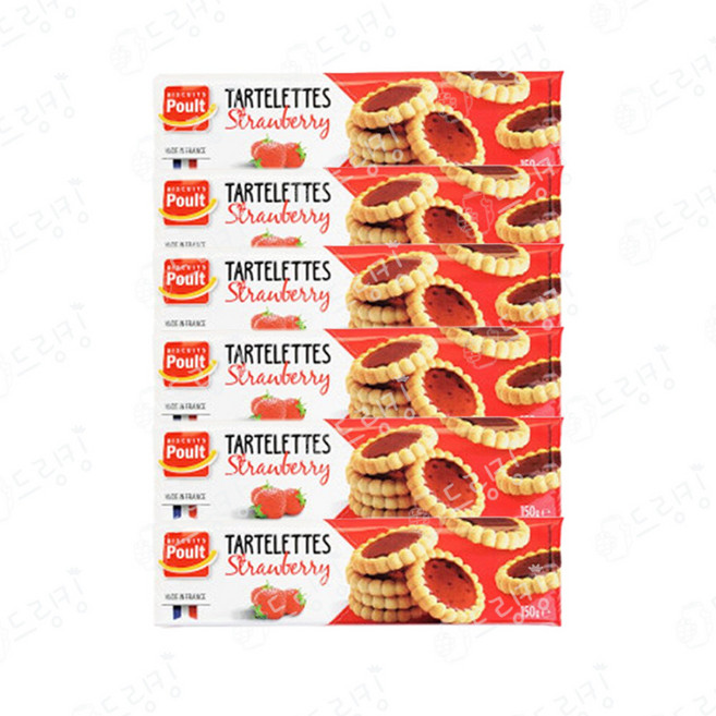 폴트 딸기 타르트, 150g, 6개