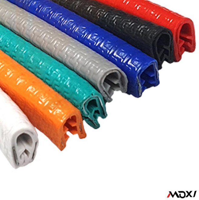 MOXI 오토바이 자동차 윈드스크린 몰딩 도어몰딩 앵글 10cm단위, 블랙10cm