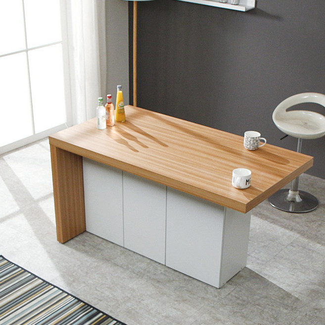 도아르 수납 아일랜드 식탁 홈바 테이블 조리대 베이킹작업대, 에반2 일반 1200수납장 A형, 멀바우그레이