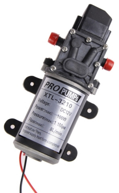 다이아프램펌프 DC12V 100W 고압 워터펌프 프로, 1개