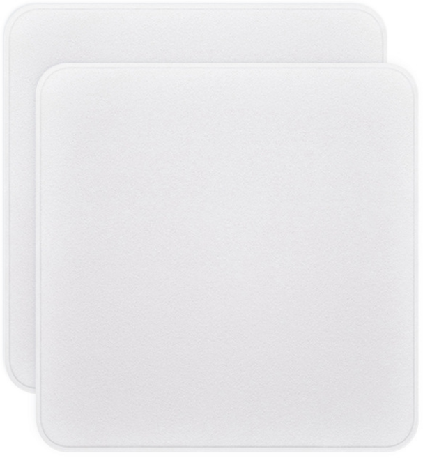 맥북 아이폰 호환 두겹 노트북 극세사 광택용천, 회색, 2개