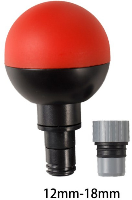 근막 건 마사지 구경 범용 깊은 조직 근육 이완용 실리콘 소프트 헤드, soft 1