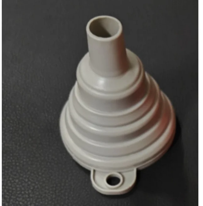 자동차 엔진 깔때기 범용 실리콘 액체 깔때기 와셔 유체 변경 접이식 휴대용 자동차 엔진 오일 휘발유 변경, 1pcs, 01 그레이, 1개