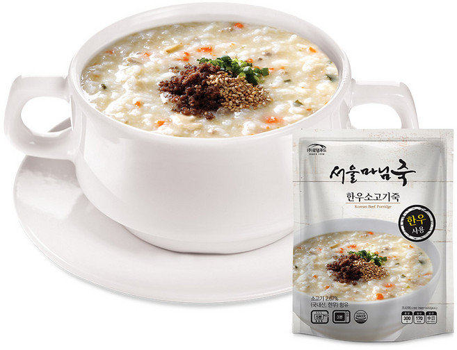 [SS003] 서울마님죽 살균 한우소고기죽 300g, 1개