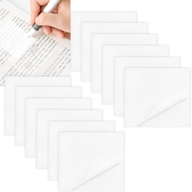 HOSTK 투명 스티커 노트 방수 및 방진, 600매