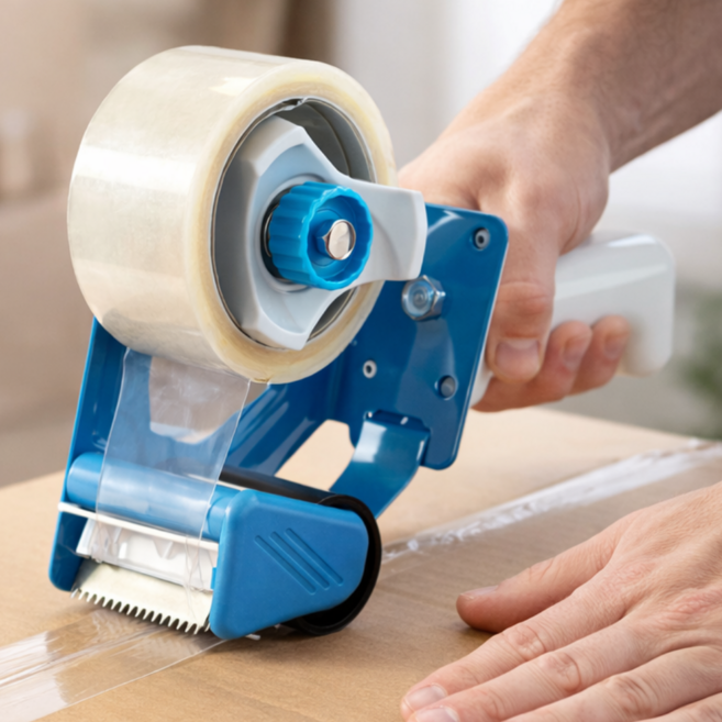 픽앤굿 깔끔절단 빠른포장 테이프 커터기, 1개