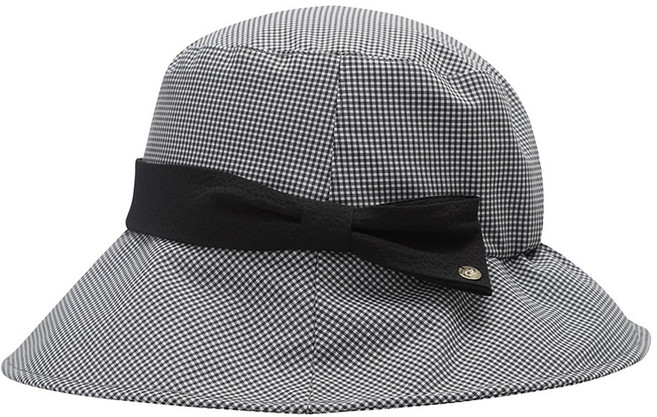 크로커다일레이디 패턴 리본 와이어 햇 CLCMH1201