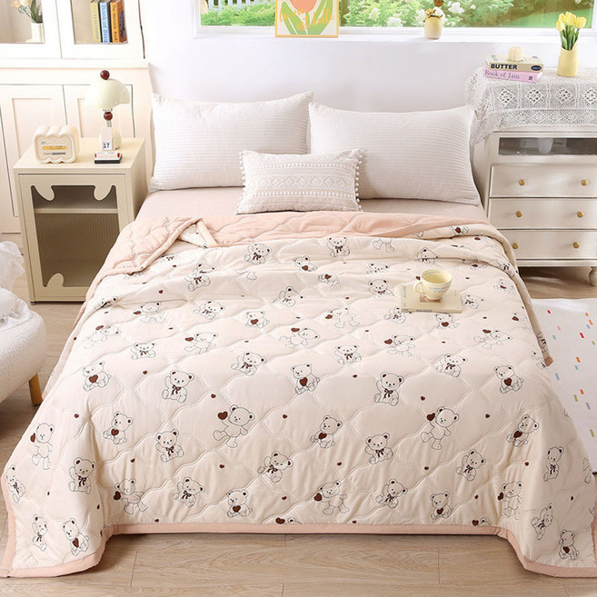 혜신 쿨링 차렵이불 시원한 통기성 여름 홑이불 항균 사계절 이불