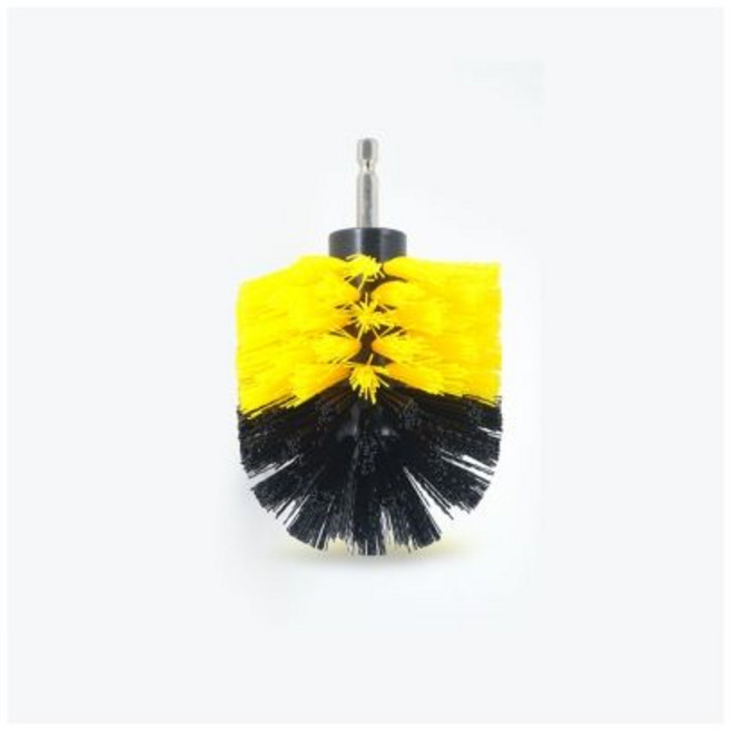 전동 드릴용 청소브러쉬 차량클리닝 왁싱 광택 컴파운드 스펀지 브러쉬탭, 01) 반원 3.5인치 나일론 브러쉬탭