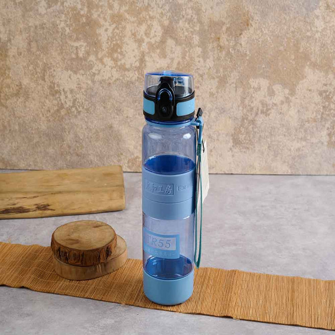 太和工房 TR55運動水壺 輕巧便攜 安全無毒材質 時尚外觀設計 滿足日常飲水需求, 藍色, 500ml, 1個