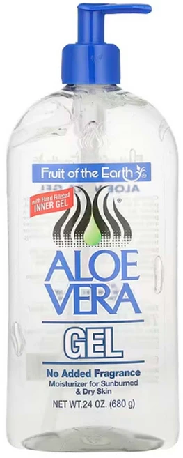 Fruit of the Earth 알로에베라겔 썬번 드라이 스킨 보습 무향 680g, 1개 - 쿠팡