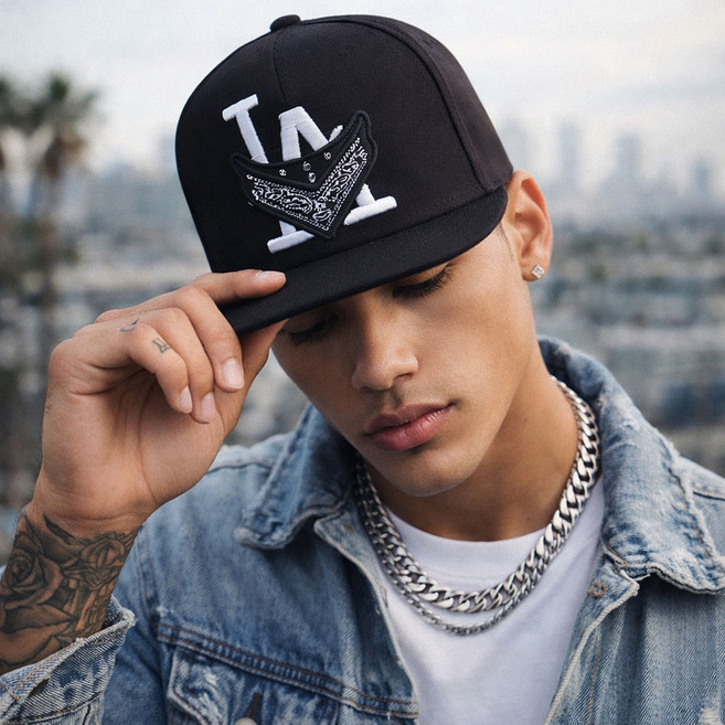 에코즈 남여공용 스냅백 유니크 투톤 패션모자 사계절 볼캡 힙합 모자 0119