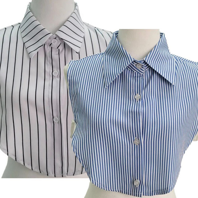 믿담 페이크 카라 포인트 레이어드 셔츠