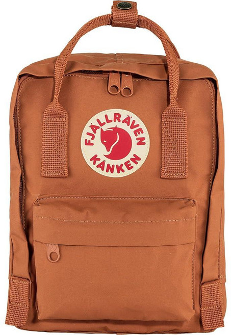 Fjällräven Kanken 미니 백팩 - 컴팩트한 일상 휴대 내구성 있는 비닐론 원단 여행 카키 더스트