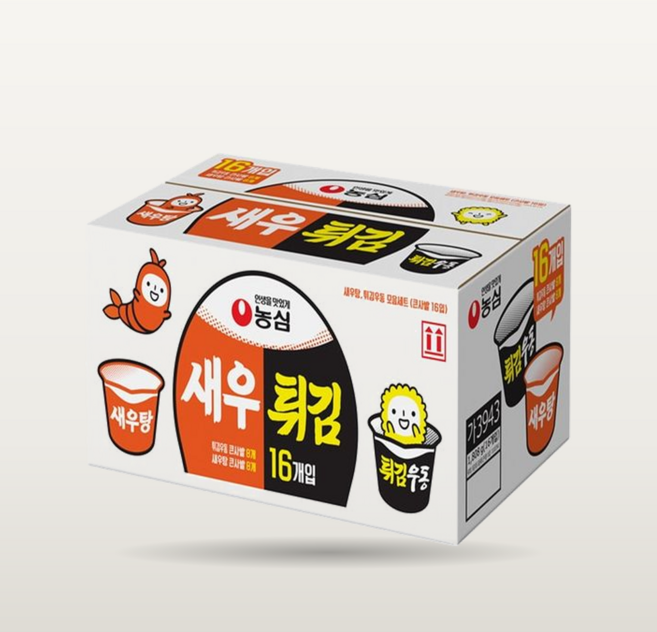 코스트코 농심 새우탕/튀김우동 큰사발 115g x 8 / 111g x 8, 8개