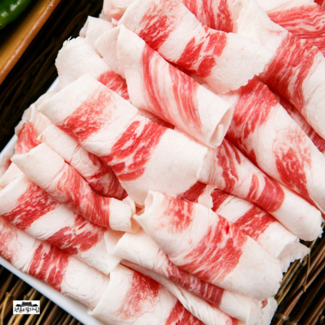 호주산 소고기 차돌양지 원육 차돌박이 브리스킷 텍사스 바베큐 캠핑 구이 고기 냉동, 1kg, 미국산 차돌박이 -1~1.5mm 구이용 진공포장, 1개