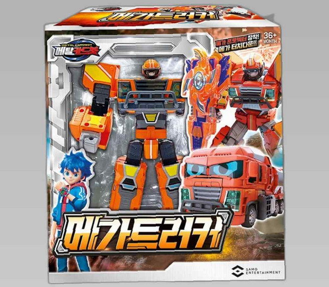 변신 로봇모드 비클모드 메탈카드봇 메가트러커 hsm*584dz, 본상품선택, 1개