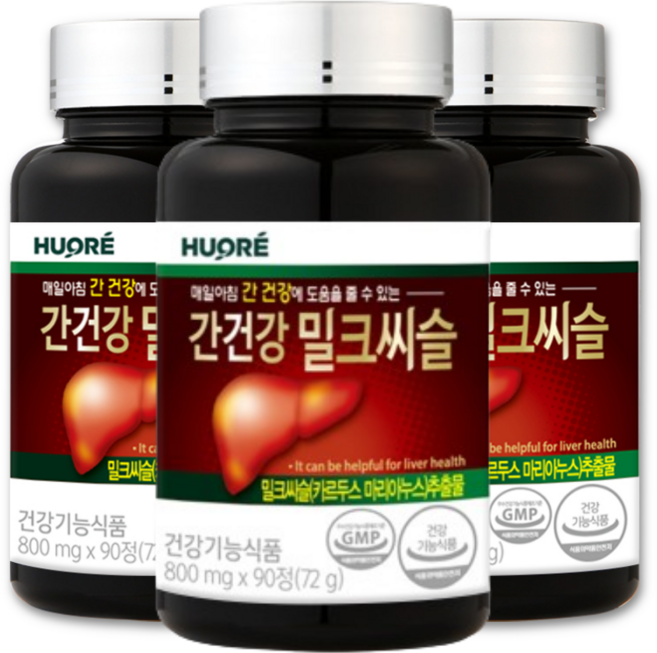 밀크씨슬 밀크시슬 실리마린 실리마린밀크씨슬 간건강 밀크씨슬, 90정, 3개