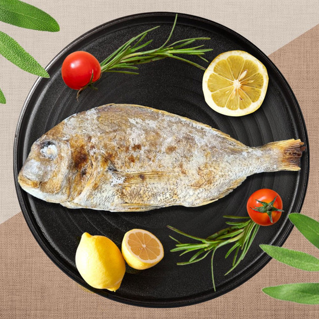 [밋앤밀] 숯불생선구이 참돔(국내산) 250g, 1개