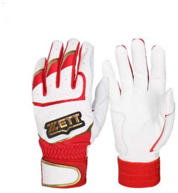 테온셀 야구용품 야구장갑 배팅장갑 BGK-331 화이트/레드 -, L, 1개