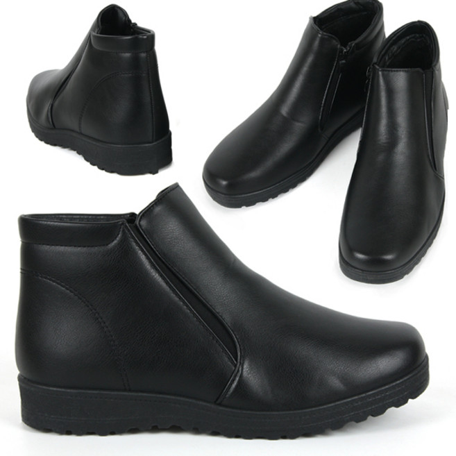 노바 발편한 겨울 남성여성 지퍼 방한부츠 털워커 미끄럼방지 쿠션 방한구두