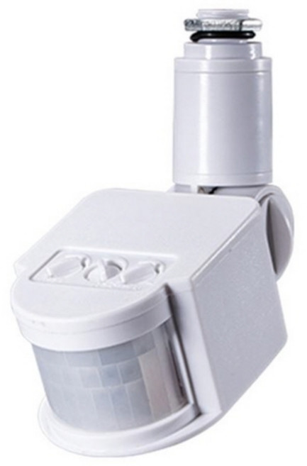 PIR 센서 스위치 - 적외선 지능형 모션센서 - 동작감지 인체감지 자동조명 IP65 방수형, 1개