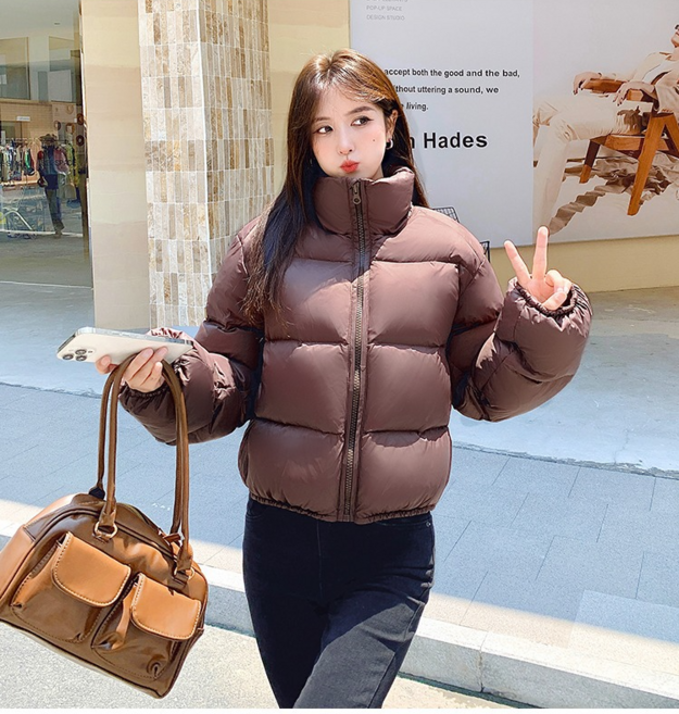 비브온 따뜻한 캐주얼 여성 숏 패딩