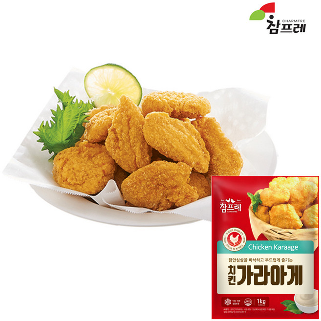 참프레-참 치킨 가라아게 1kg /국내산 안심순살, 1개