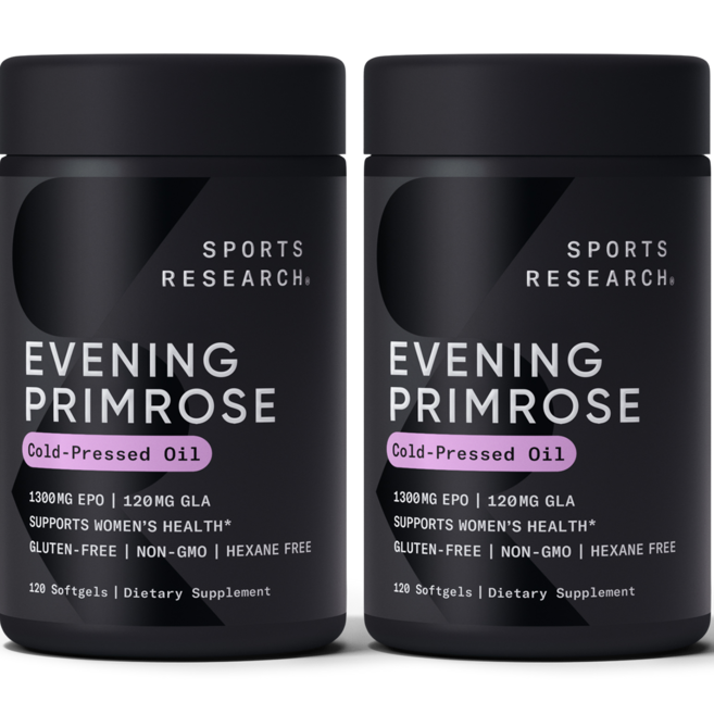 스포츠리서치 이브닝 프림로즈 1300mg 소프트젤, 120정, 2개